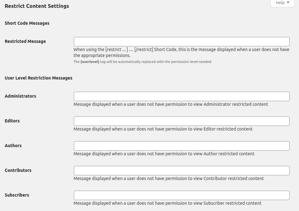 restrict-content-pro-plugin-content-settings