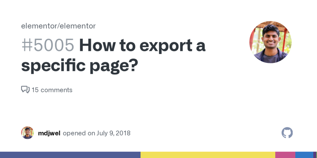 Export a Specific Elementor Page