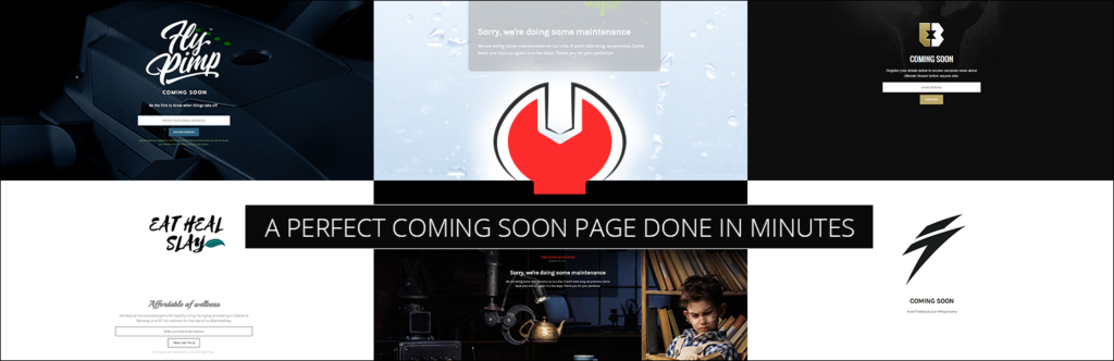 Minimal Coming Soon & Maintenance Mode