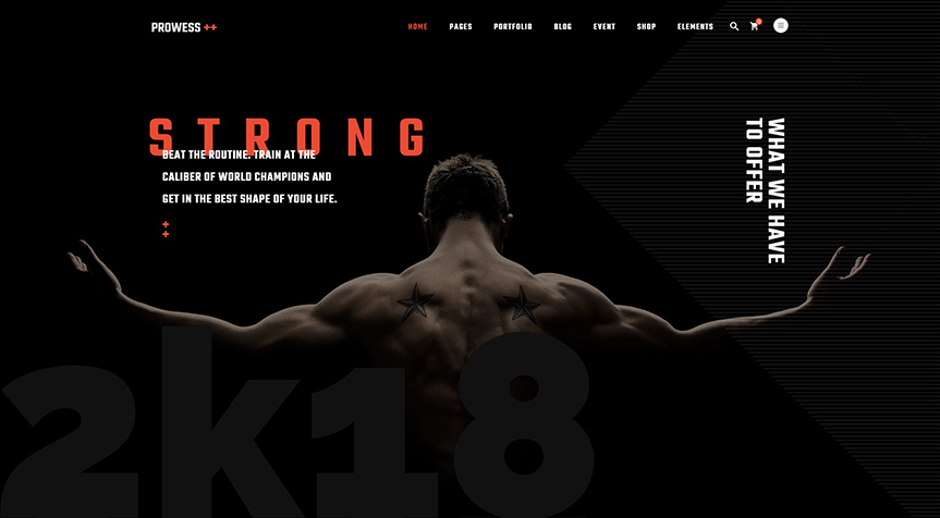 Prowess Fitness WordPress Templates