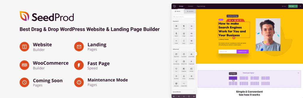 SeedProd Maintenance Mode feature