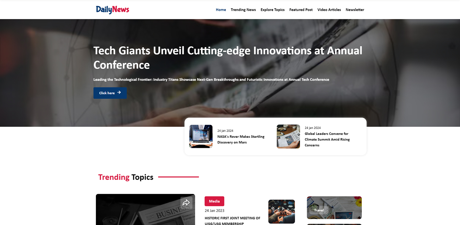 WordPress Theme for News and Media Website
