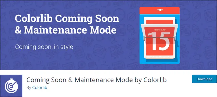 Coming Soon & Maintenance Mode Plugins by Colorlib 