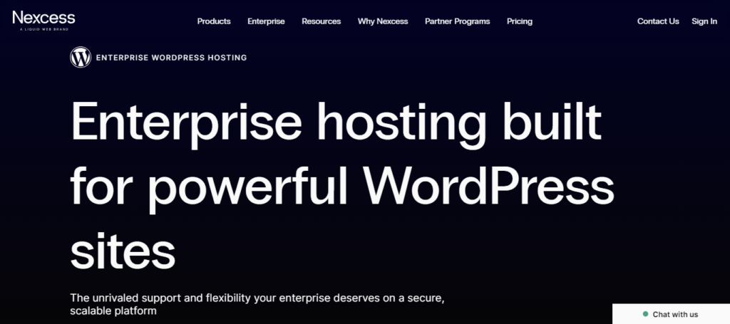 nexcess - enterprise-wordpress-hosting