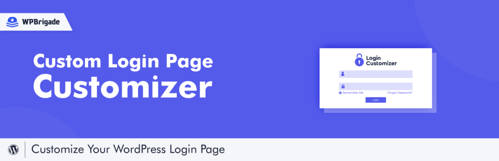 Custom Login Page Customizer
