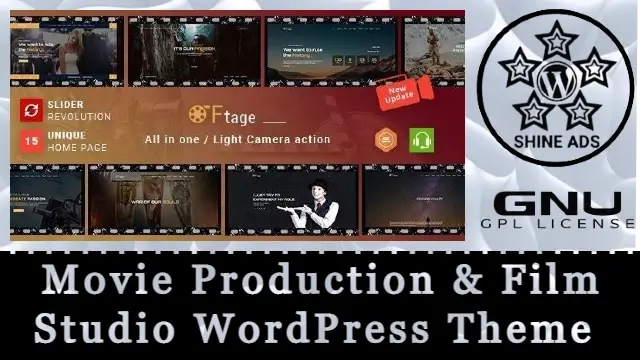 Ftage - Studio themes for Movie & Film Production