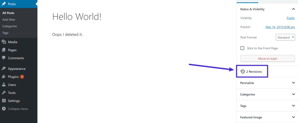 WordPress-Post-Revision