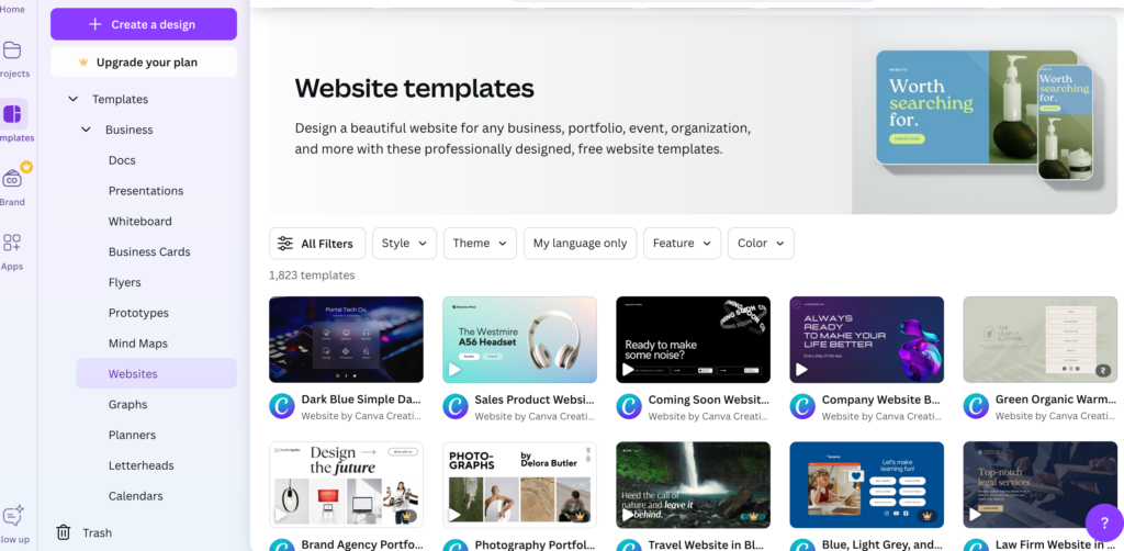 Convert Canva to WordPress