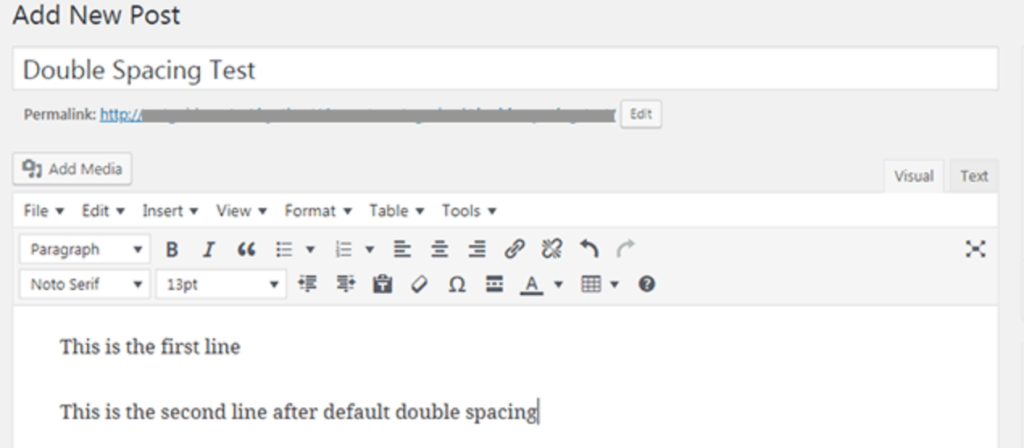 Importance of Line Spacing in WordPress