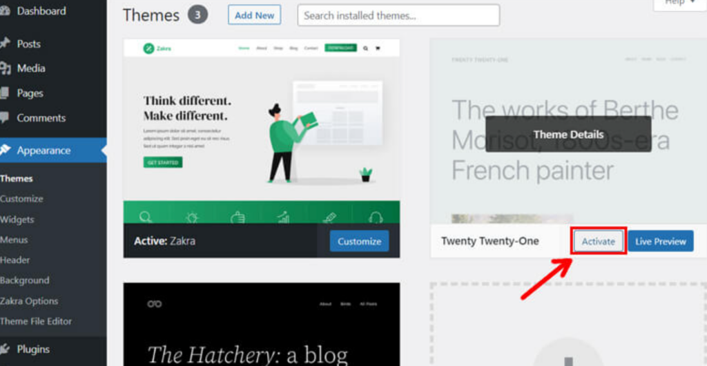 Default WordPress Theme