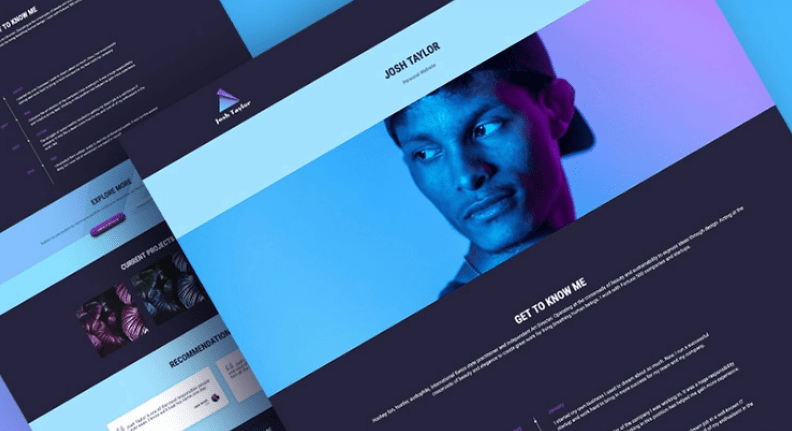 Persona Website Design