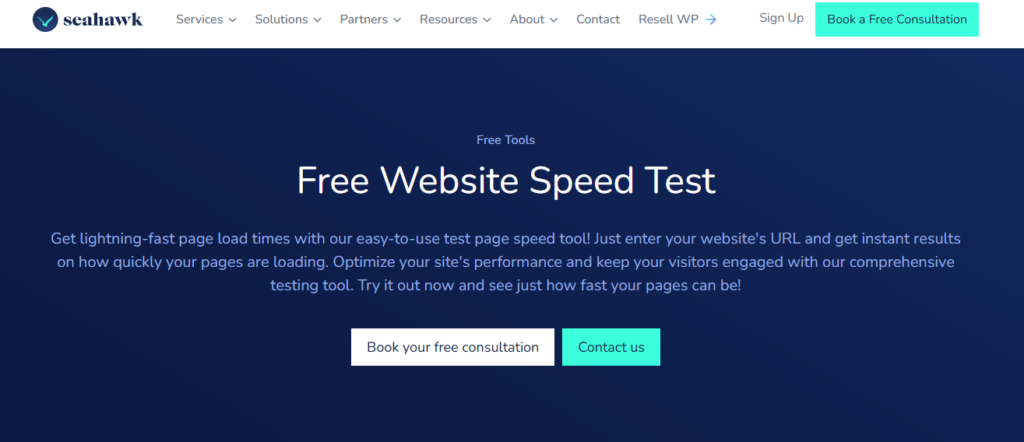 seahawk-free-website-speed-test-tool