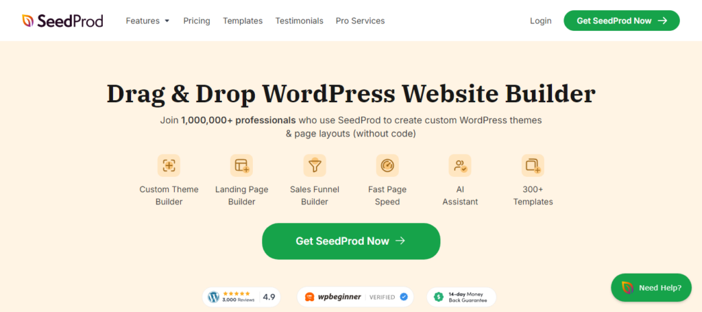 seedprod-one-page-template