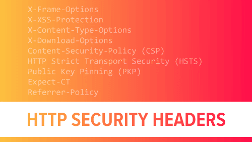 HTTP security header