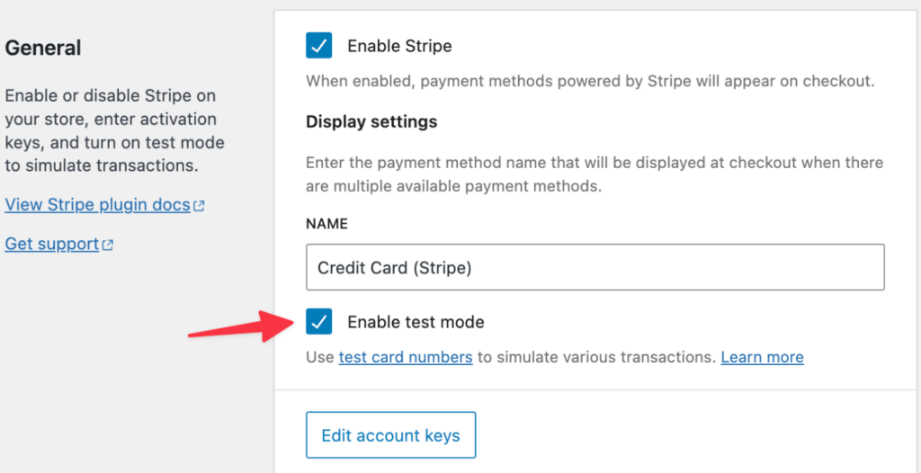 Use Test Credit Card Details
