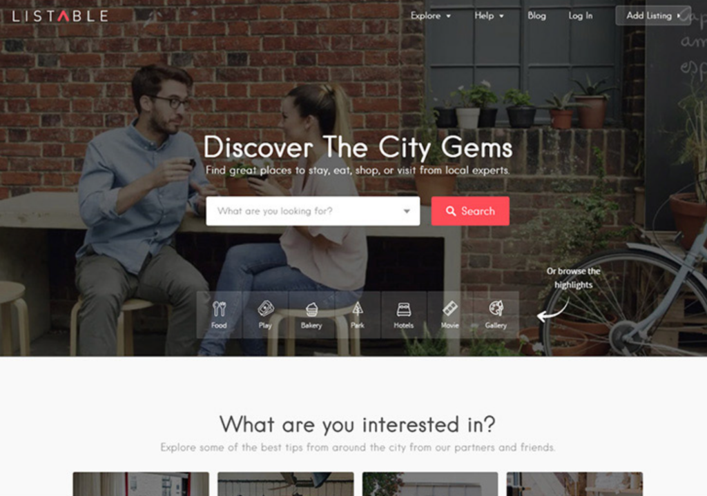 Use a Directory-Friendly Theme