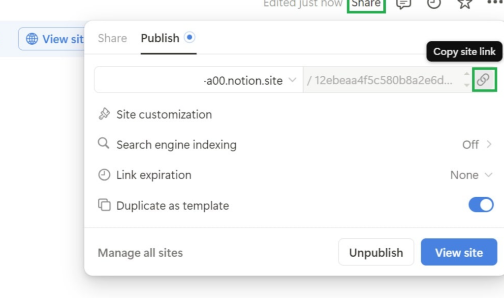 Sincronizzazione pagine di nozioni con WordPress