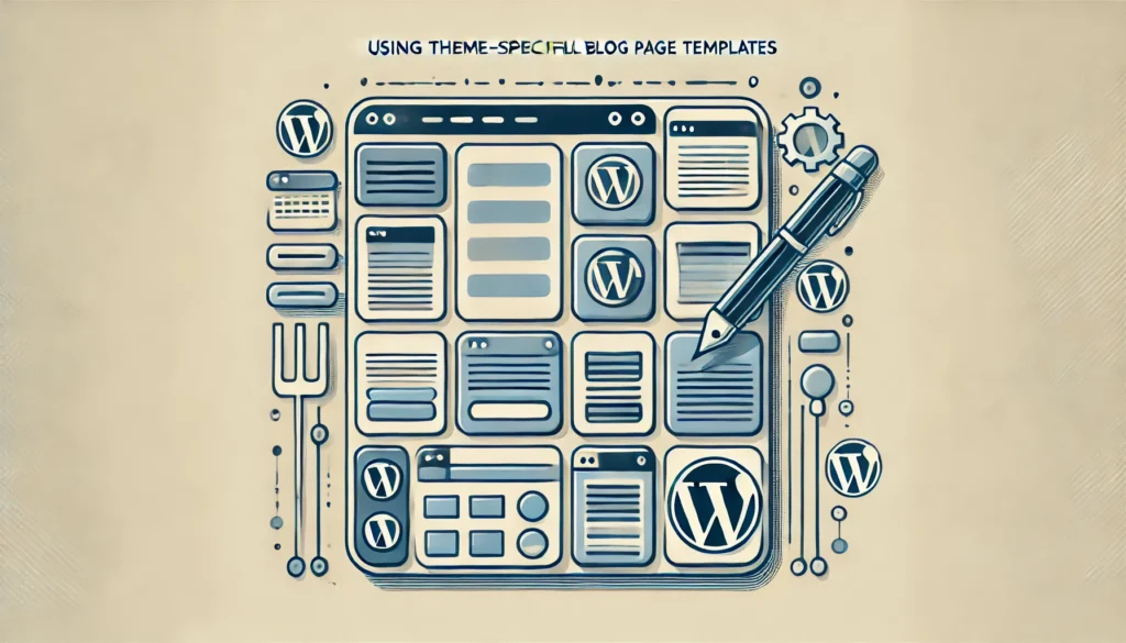 Using Theme-Specific Blog Page Templates to display posts
