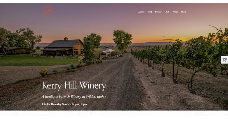 Wine-Website-Design-Kerry-Hill-Winery