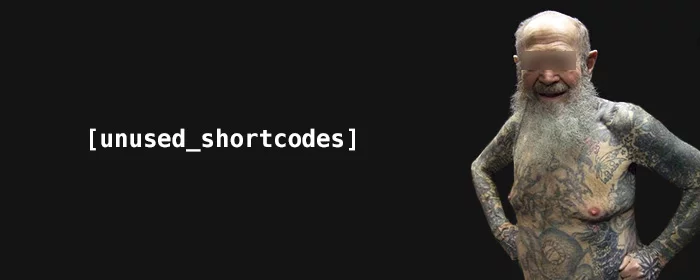 Removing Unused Shortcodes Left by Deleted Plugins