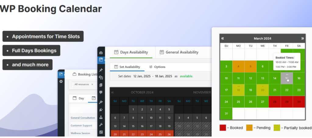 Booking Calendar