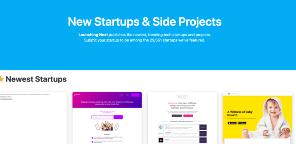 Tech Startup Directories