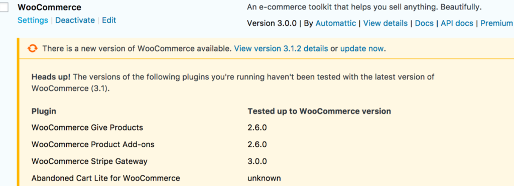 Compatibility with WooCommerce Updates