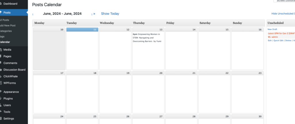 Content Calendar Plugins 
